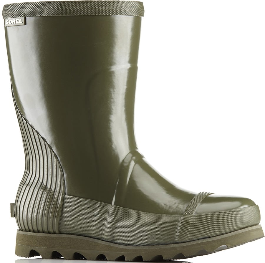 Sorel Joan Rain Short Gloss Women's Wellies, UK 3 Nori/Zest